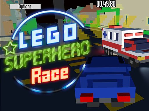 Spielen Lego Superhero Race Spiel