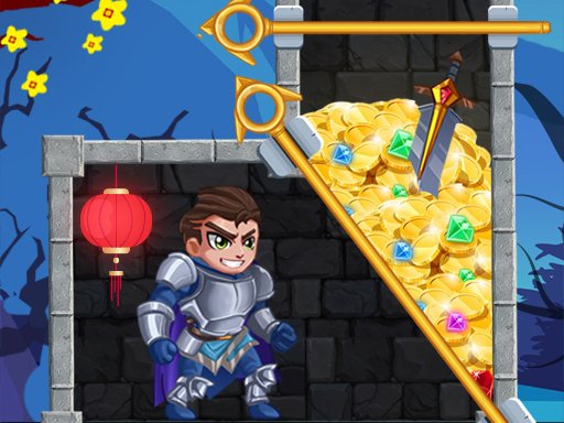 Spielen Rescue Hero : Pull the Pin Spiel