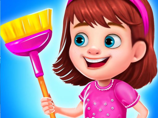 Spielen Princess Messy House Cleaning Spiel