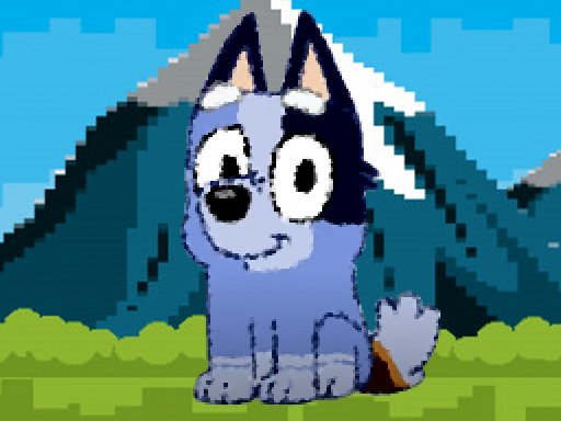 Spielen Bluey Dog Pixal Spiel