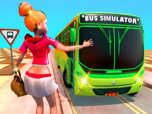 Spielen Passenger Bus Taxi Driving Simulator Spiel