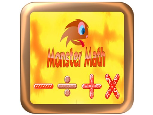 Spielen Monster math: addition, multiplication, division Spiel