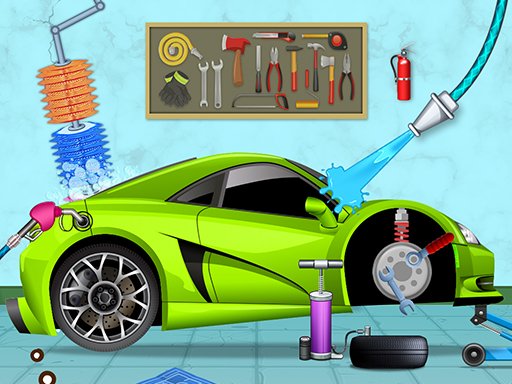 Spielen Cars Wash Spiel