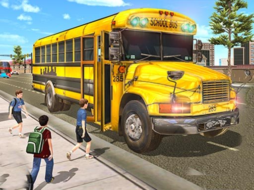 Spielen Real School Bus Driving Spiel