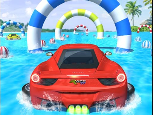 Spielen Water Surfing Car Stunts Spiel