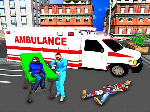 Spielen City Ambulance Rescue Simulator Spiel