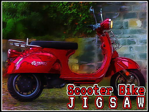 Spielen Scooter Bike Jigsaw Spiel