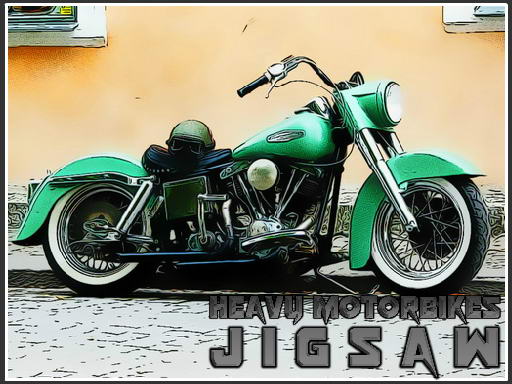 Spielen Heavy Motorbikes Jigsaw Spiel