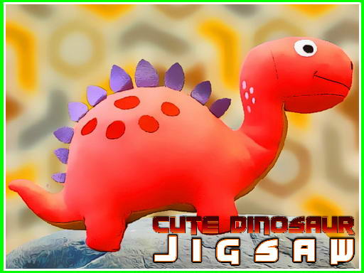 Spielen Cute Dinosaur Jigsaw Spiel