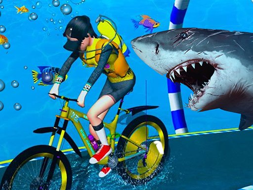 Spielen Underwater Bicycle Racing Spiel