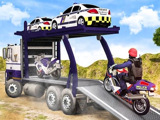 Spielen Offroad Police Cargo Transport Spiel