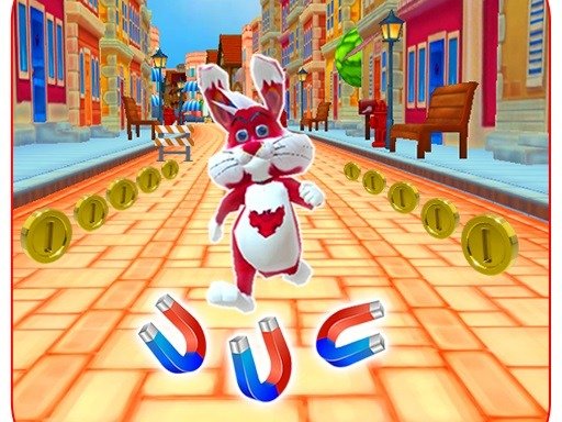 Spielen Subway Bunny Run Rush Rabbit Spiel