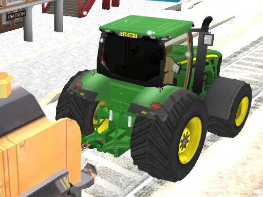 Spielen Chained Tractor Towing Train Spiel