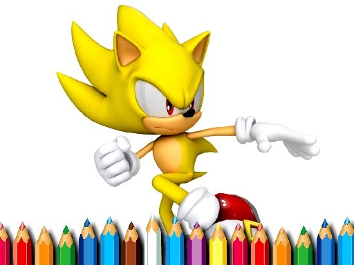 Spielen Sonic Coloring Spiel
