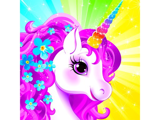 Spielen Unicorn Dress Up like Princess Spiel
