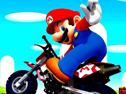 Spielen Super Mario Wheelie Spiel