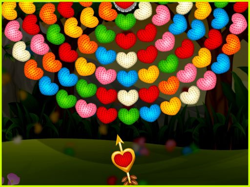 Spielen Valentines Bubble Wheel Spiel