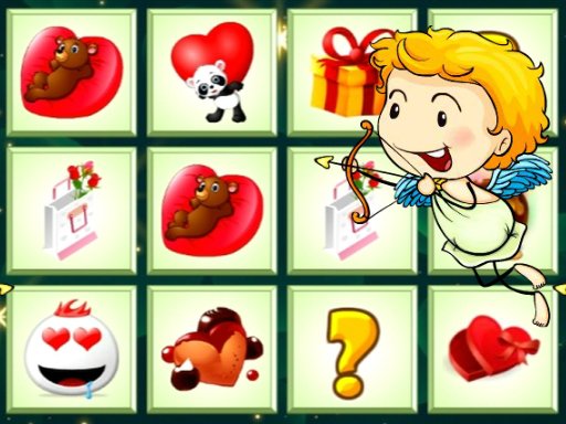 Spielen Valentines Cards Match Spiel