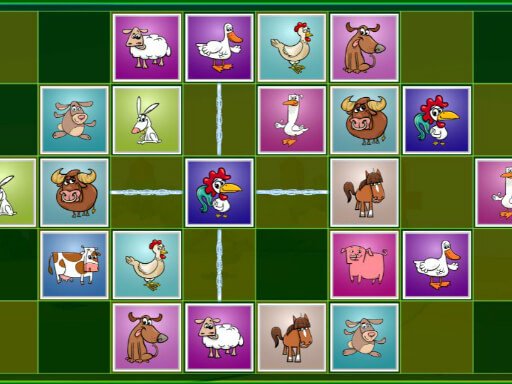 Spielen Farm Animals Matching Puzzles Spiel
