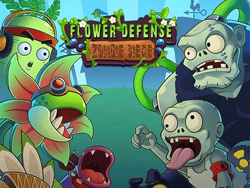 Spielen Flower Defense – Zombie Siege Spiel