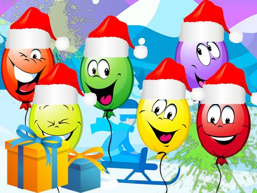 Spielen Christmas Balloons Bursting Spiel