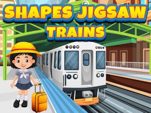 Spielen Shapes Jigsaw Trains Spiel