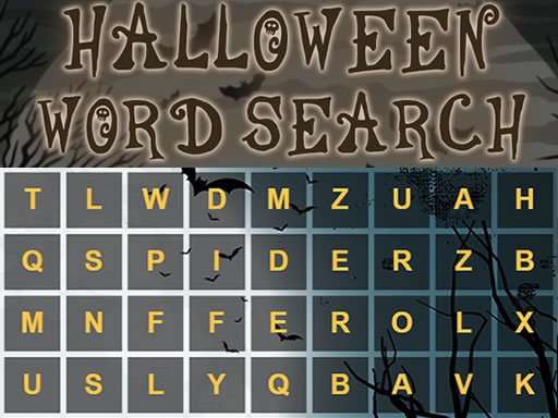 Spielen Halloween Word Search Spiel