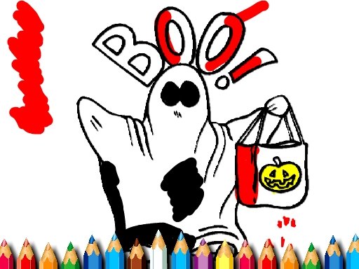 Spielen Scary Halloween Coloring Spiel