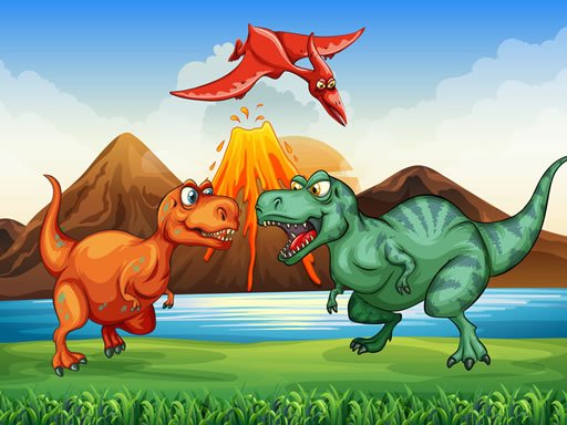Spielen Colorful Dinosaurs Match 3 Spiel