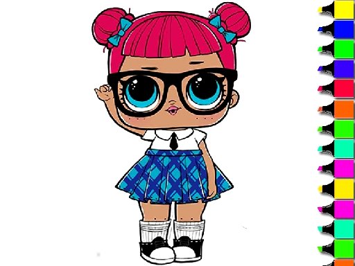 Spielen Easy Kids Coloring LOL Spiel