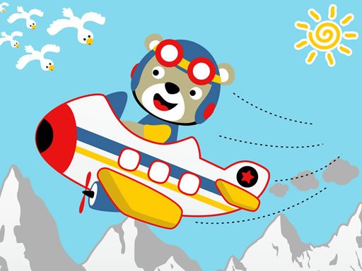 Spielen Friendly Airplanes For Kids Coloring Spiel