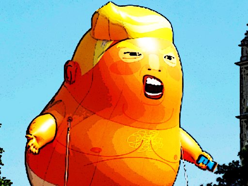 Spielen Trump Flying Adventure Spiel