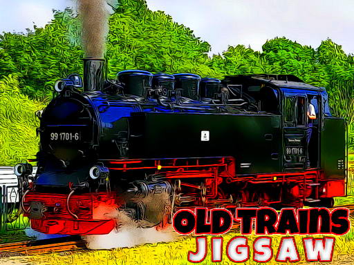 Spielen Old Trains Jigsaw Spiel