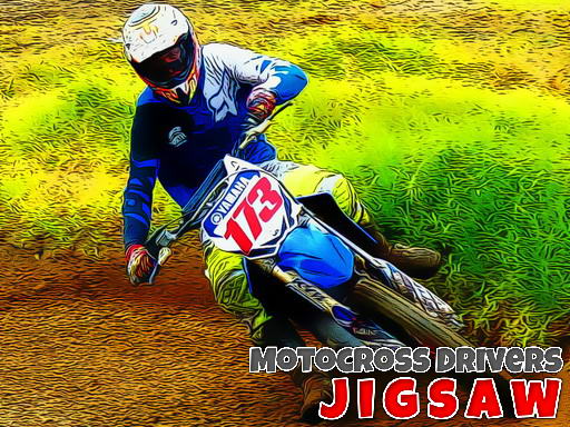 Spielen Motocross Drivers Jigsaw Spiel