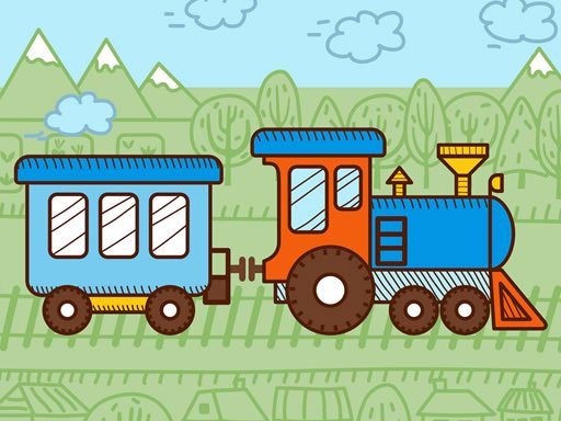 Spielen Trains For Kids Coloring Spiel