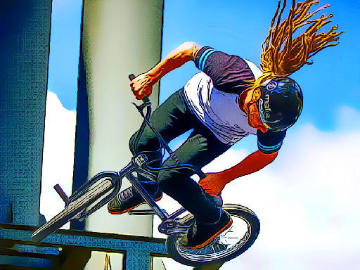 Spielen BMX Bikers Jigsaw Spiel