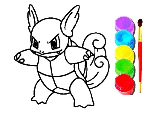 Spielen Pokemon Coloring Spiel