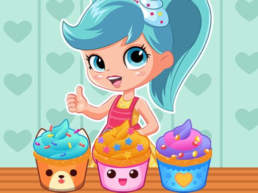 Spielen Shopkins: Shoppie Cupcake Maker Spiel