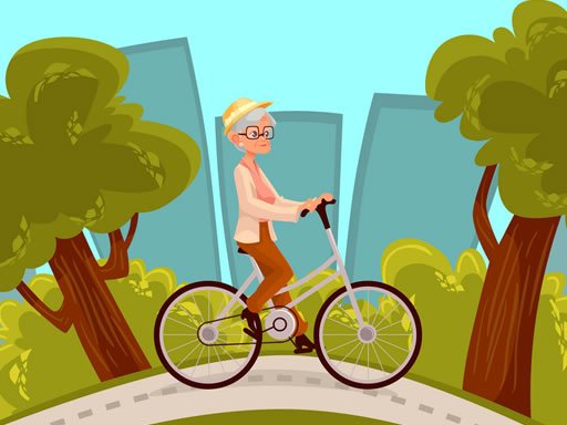 Spielen Happy Bike Riding Jigsaw Spiel