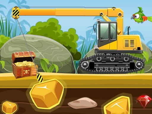 Spielen Gold Truck Crane Spiel
