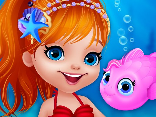 Spielen Cute Mermaid Dress Up Spiel