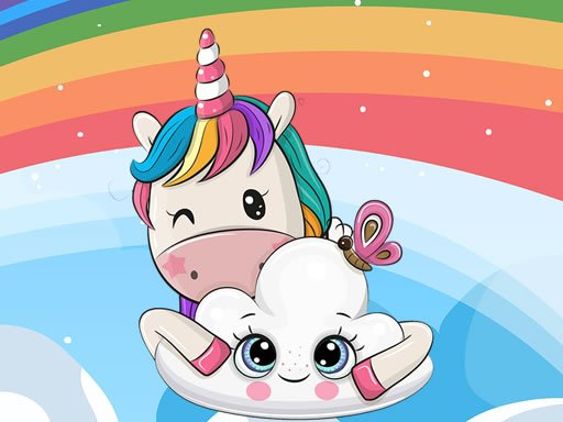 Spielen Cute Unicorn Jigsaw Spiel
