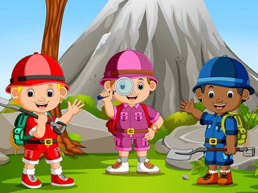Spielen Kids Camping Hidden Stars Spiel