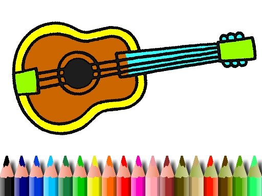 Spielen BTS Music Instrument Coloring Book Spiel