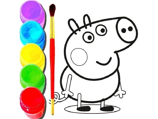 Spielen BTS Peppa Pig Coloring Spiel