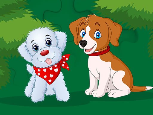 Spielen Cute Puppies Jigsaw Spiel