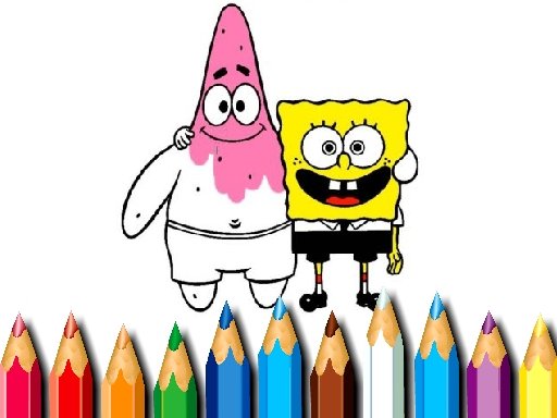 Spielen BTS Sponge Bob Coloring Spiel