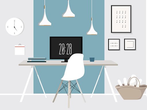 Spielen Work Desk Difference Spiel