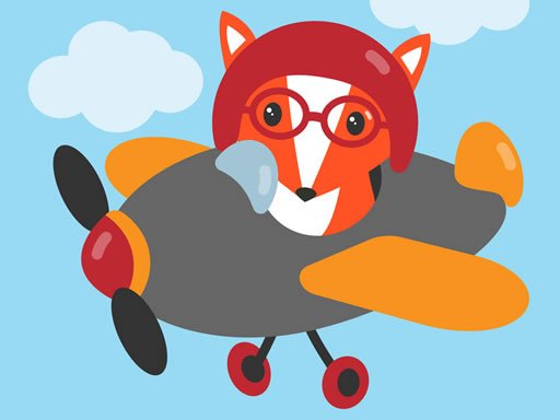 Spielen Cute Planes Coloring Spiel