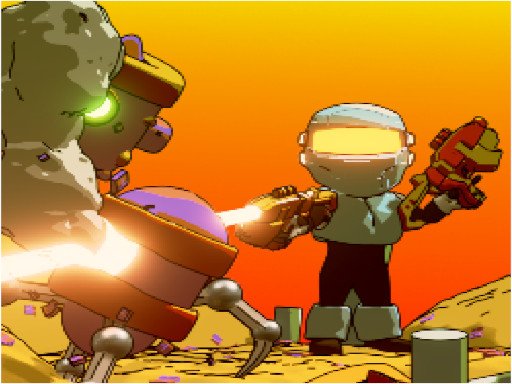 Spielen Run Gun Robots Spiel